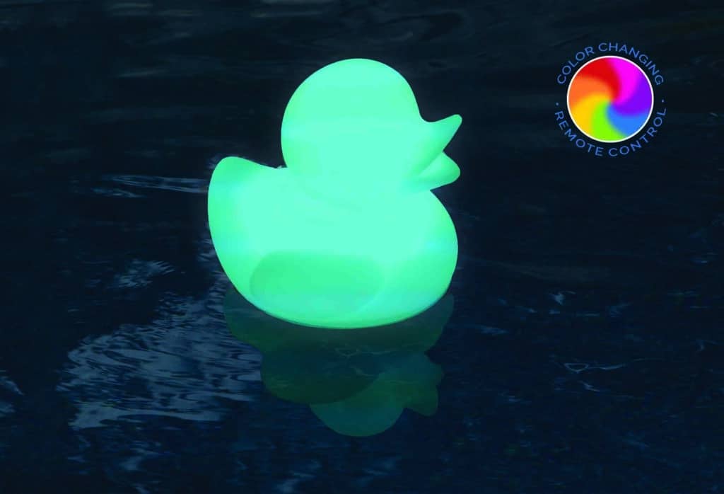 Swimline Floating LED Swimming Pool Floating Ducky Light - Shop Valley ...