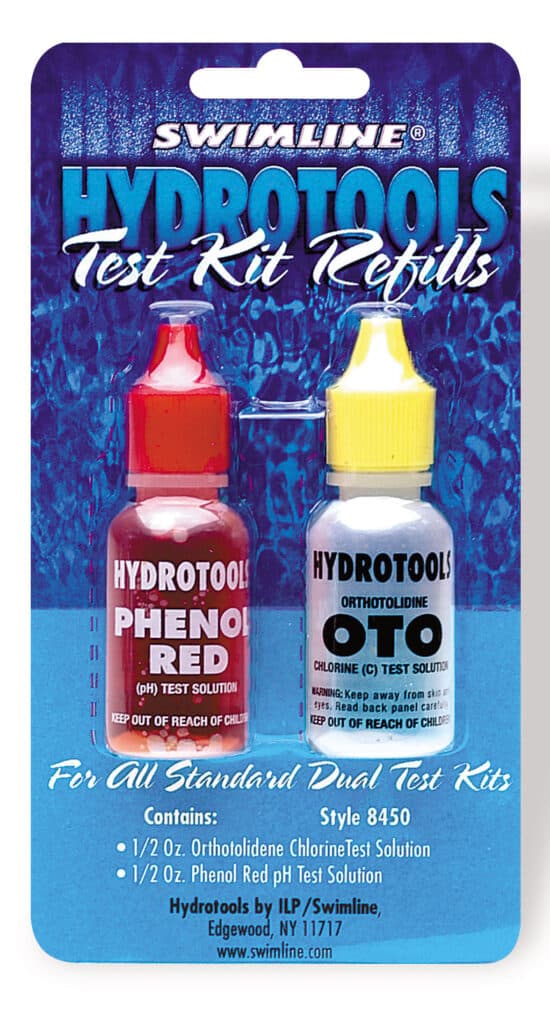 Swimline Hydrotools Replacement OTO and Phenol Red Water Test Drops