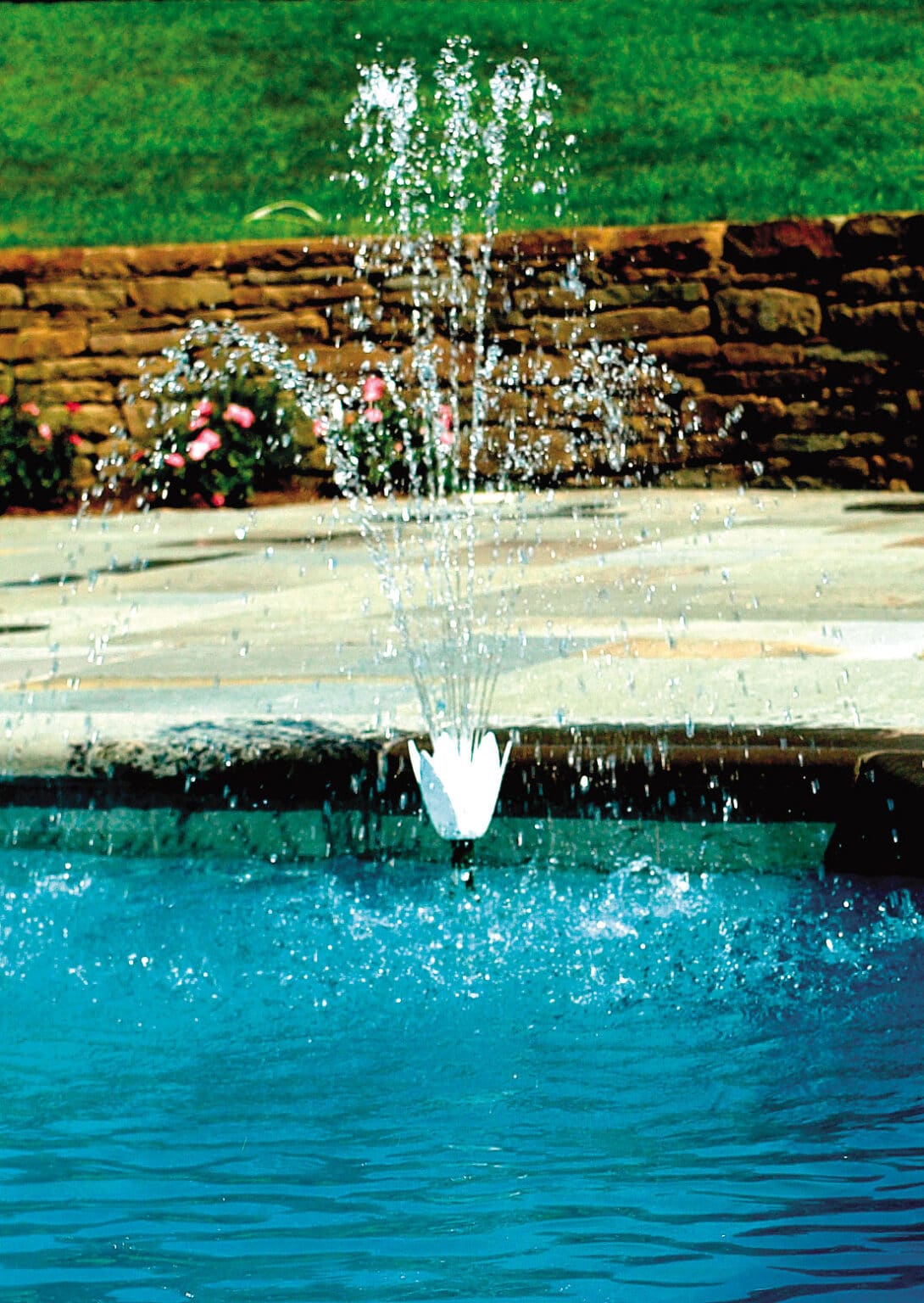 Hydrotools Wall Flower Fountain Set Shop Valley Pool & Spa Lights
