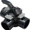 Waterway Plastics TruSeal 3-Way Swimming Pool Diverter Valve