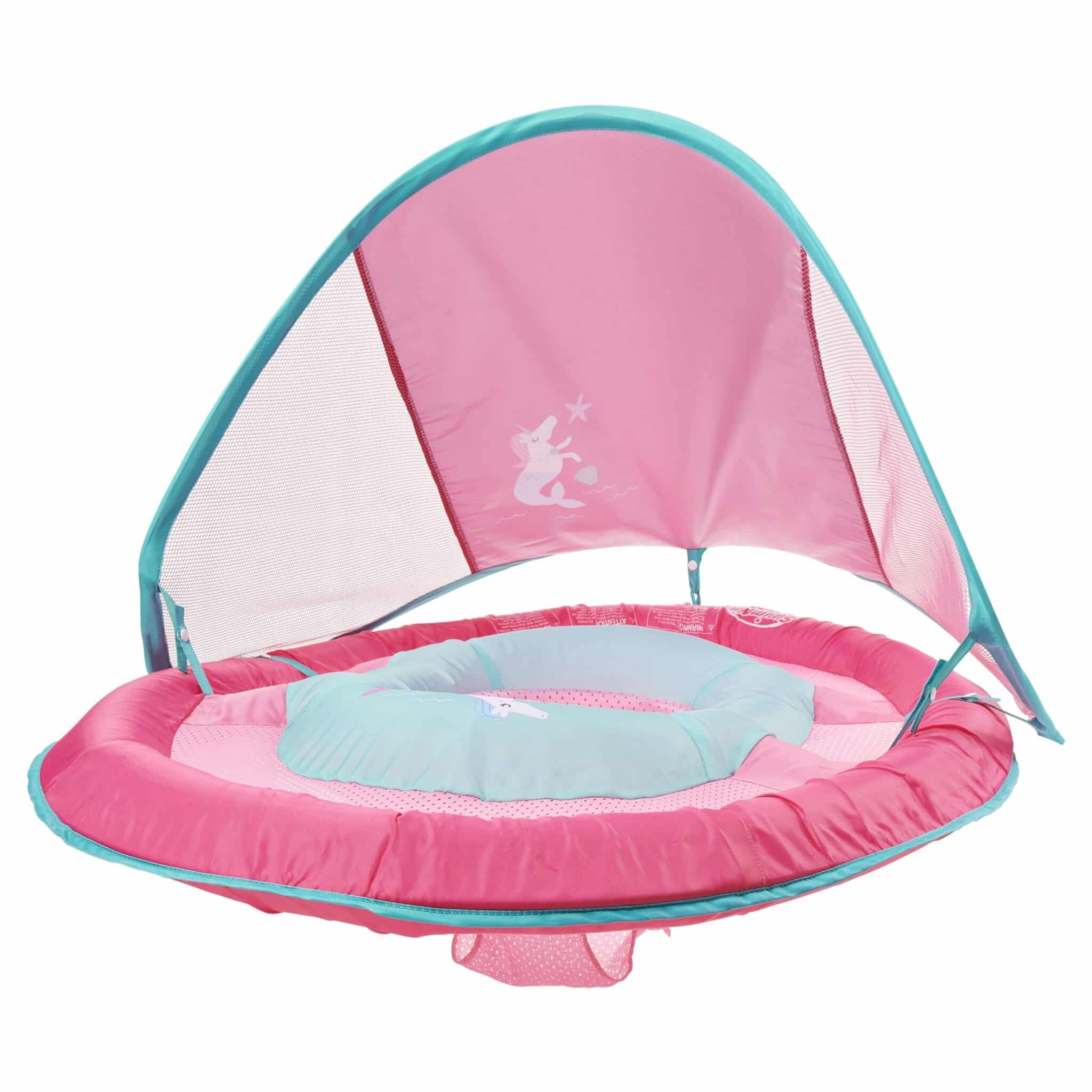 Spin Master 6056221 Pink Mermicorn with Canopy Baby Spring Float - Image 2