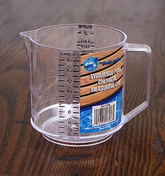 Clear Measuring Cup for Chemicals-16 oz - Shop Valley Pool & Spa - BOGO50,  Water Care, Testing + Accessories