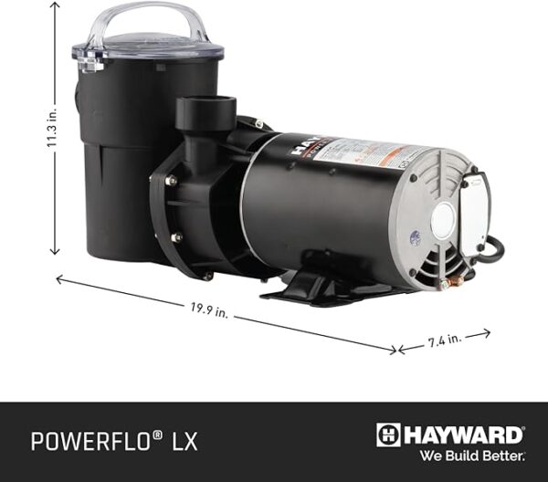 Hayward 1 1/2HP Power Flo LX Pump - Image 3