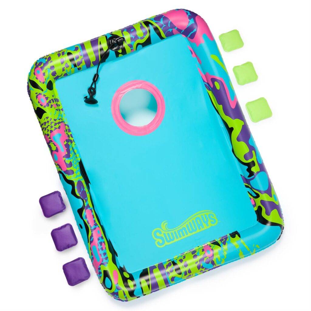 SwimWays Cornhole – Schwimmendes Wurfspiel Für Den Pool, Sommer-Spaß Für Die Ganze Familie